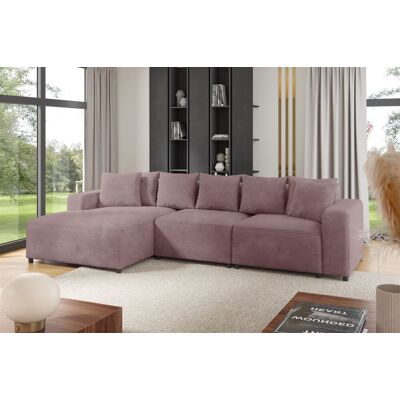 Fun Möbel Ecksofa Designersofa Sofa MEGAN in Stoff Poso Altrosa Ottomane Links Fun Möbel Ecksofa Designersofa Sofa MEGAN in Stoff Poso Altrosa Ottomane Links