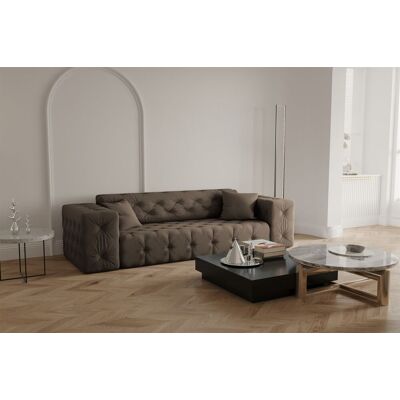 Fun Moebel - CHANTAL - Braun - Opera Velvet - Sofa Fun Moebel - CHANTAL - Braun - Opera Velvet - Sofa