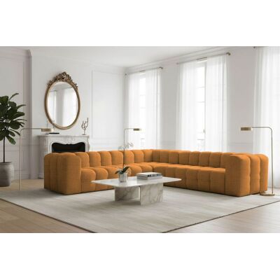 Fun Möbel Ecksofa Designersofa SOLVIE in Stoff Moly Orange Seite Universal Fun Möbel Ecksofa Designersofa SOLVIE in Stoff Moly Orange Seite Universal