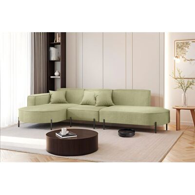 Fun Moebel Ecksofa Designersofa VALENCIA in Stoff Scala Kiwi Ottomane Links Fun Moebel Ecksofa Designersofa VALENCIA in Stoff Scala Kiwi Ottomane Links
