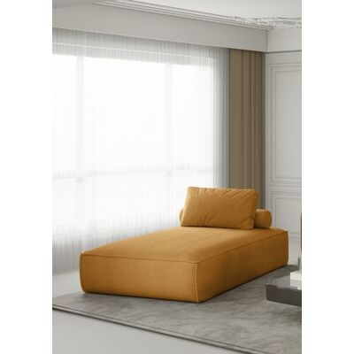 Fun Moebel Chaiselongue Sezlong Liege CELES in Stoff Scala Gelb Fun Moebel Chaiselongue Sezlong Liege CELES in Stoff Scala Gelb