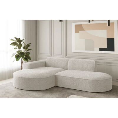 Fun Möbel - PALMA XS - Beige - Ottomane Links - Sofa Fun Möbel - PALMA XS - Beige - Ottomane Links - Sofa