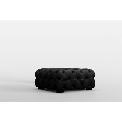 Fun Moebel - NATALIE - Schwarz - 80x80 cm - Ottoman Fun Moebel - NATALIE - Schwarz - 80x80 cm - Ottoman