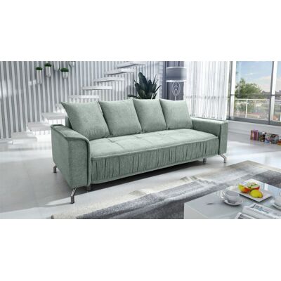 Fun Möbel Schlafsofa Sofa 3-Sitzer FLORENCE Stoff Bubble Pistazie Fun Möbel Schlafsofa Sofa 3-Sitzer FLORENCE Stoff Bubble Pistazie