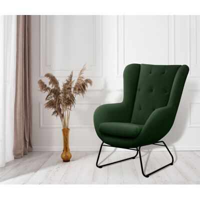 Fun Möbel Sessel Designersessel ARTEMIS in Stoff Kronos Forest Fun Möbel Sessel Designersessel ARTEMIS in Stoff Kronos Forest