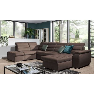Fun Moebel - PASCARA - Braun - Rechts - Schlafsofa Fun Moebel - PASCARA - Braun - Rechts - Schlafsofa