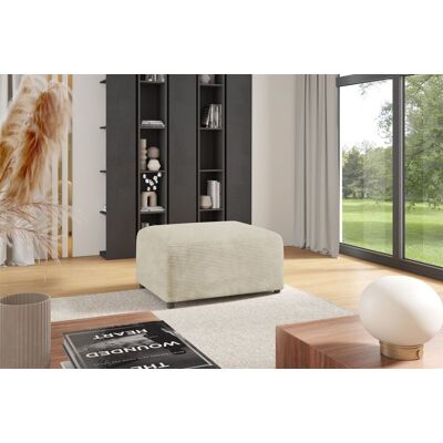 Fun Möbel Polsterhocker Designerhocker Hocker MEGAN in Stoff Poso Creme Fun Möbel Polsterhocker Designerhocker Hocker MEGAN in Stoff Poso Creme