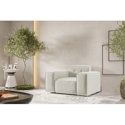 Fun Möbel Sessel Designersessel CESINA in Stoff Perfect Harmony Cremeweiß Fun Möbel Sessel Designersessel CESINA in Stoff Perfect Harmony Cremeweiß