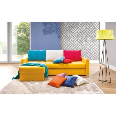 Fun Moebel Ecksofa Schlafsofa AMELIE Gelb Ottomane Links Fun Moebel Ecksofa Schlafsofa AMELIE Gelb Ottomane Links