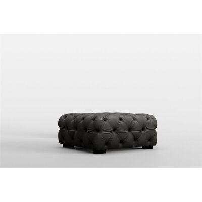 Fun Moebel Polsterhocker Designerhocker Sitzhocker NATALIE in Stoff Riviera Anthrazit Fun Moebel Polsterhocker Designerhocker Sitzhocker NATALIE in Stoff Riviera Anthrazit