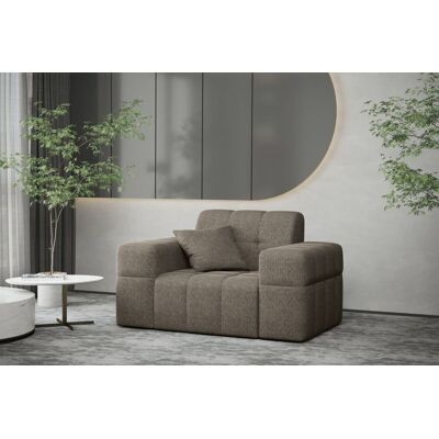 Fun Möbel Sessel Designersessel NANCY in Stoff Neve Taupe Fun Möbel Sessel Designersessel NANCY in Stoff Neve Taupe