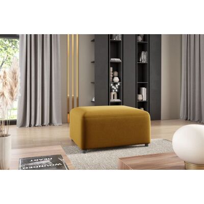 Fun Möbel Polsterhocker Designerhocker Hocker MEGAN in Stoff Salvador Honiggelb Fun Möbel Polsterhocker Designerhocker Hocker MEGAN in Stoff Salvador Honiggelb
