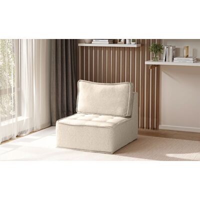 Fun Möbel Sessel Designersessel SANDE XS Stoff Raven Creme Fun Möbel Sessel Designersessel SANDE XS Stoff Raven Creme