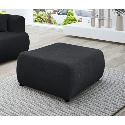 Fun Möbel Polsterhocker Designerhocker Hocker ANIKE in Stoff Now or Never Schwarz Fun Möbel Polsterhocker Designerhocker Hocker ANIKE in Stoff Now or Never Schwarz
