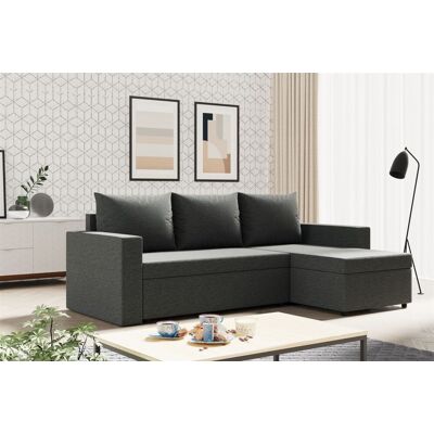 Fun Moebel Ecksofa Sofa MERLE mit Schlaffunktion in div. Farbvarianten Ottomane Rechts Fun Moebel Ecksofa Sofa MERLE mit Schlaffunktion in div. Farbvarianten Ottomane Rechts