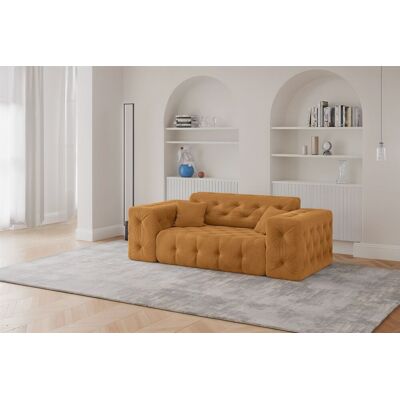 Fun Moebel Sofa Designersofa CHANTAL 2-Sitzer in Stoff Moly Orange Fun Moebel Sofa Designersofa CHANTAL 2-Sitzer in Stoff Moly Orange