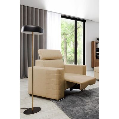 Fun Möbel Sessel Fernsehsessel CANTON in Stoff Liverpool Beige Fun Möbel Sessel Fernsehsessel CANTON in Stoff Liverpool Beige