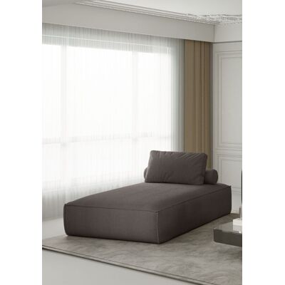 Fun Moebel Chaiselongue Sezlong Liege CELES in Stoff Scala Taupe Fun Moebel Chaiselongue Sezlong Liege CELES in Stoff Scala Taupe