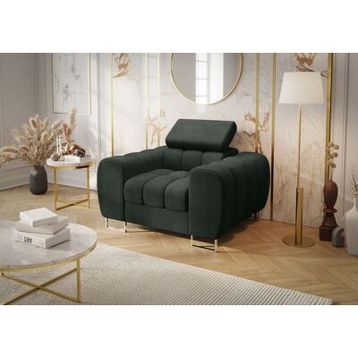 Fun Moebel Sessel Designersessel BASTIEN in Stoff Moly Grün Fun Moebel Sessel Designersessel BASTIEN in Stoff Moly Grün