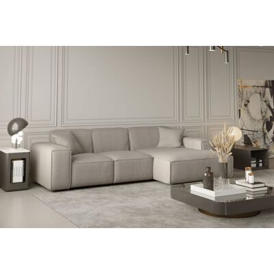 Fun Moebel - CELES - Ottomane Rechts - Beige - Sofa Fun Moebel - CELES - Ottomane Rechts - Beige - Sofa