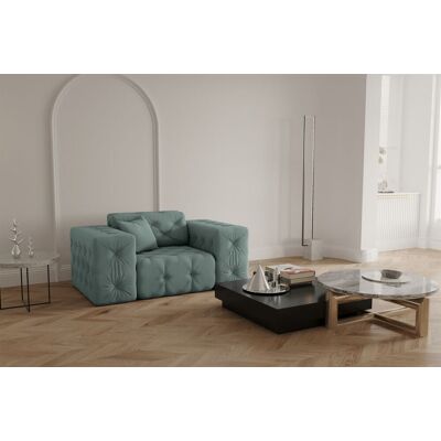 Fun Moebel - CHANTAL - Opera Velvet - Saphir - Sessel Fun Moebel - CHANTAL - Opera Velvet - Saphir - Sessel