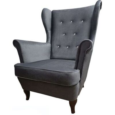 Fun Möbel Sessel Ohrensessel Wohnzimmersessel ISABELLE ohne Hocker Fun Möbel Sessel Ohrensessel Wohnzimmersessel ISABELLE ohne Hocker