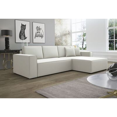 Fun Moebel - CONOR - Weiß - Kunstleder - Sofa bett Fun Moebel - CONOR - Weiß - Kunstleder - Sofa bett