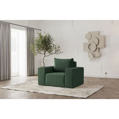 Fun Möbel Sessel Designersessel ESTELLE in Stoff Poso Grün Fun Möbel Sessel Designersessel ESTELLE in Stoff Poso Grün