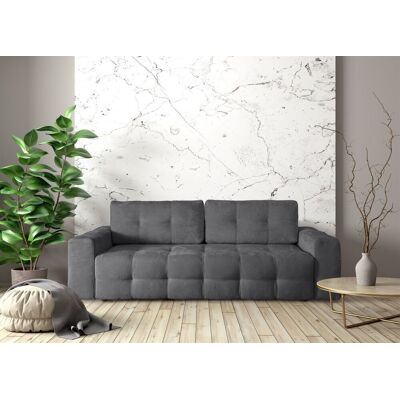 Fun Möbel Schlafsofa Designersofa Sofa 3-Sitzer ARIELLE in Stoff Perfect Harmony Grafit Fun Möbel Schlafsofa Designersofa Sofa 3-Sitzer ARIELLE in Stoff Perfect Harmony Grafit