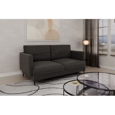 Fun Moebel Sofa Designersofa HELMER 2-Sitzer Stoff Vibe Anthrazit Fun Moebel Sofa Designersofa HELMER 2-Sitzer Stoff Vibe Anthrazit