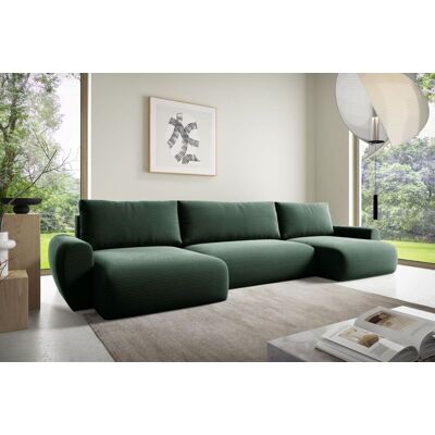 Fun Möbel Wohnlandschaft Schlafsofa GALAN Stoff Poso Grün Fun Möbel Wohnlandschaft Schlafsofa GALAN Stoff Poso Grün