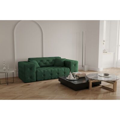 Fun Moebel - CHANTAL - Grün - Opera Velvet - Sofa Fun Moebel - CHANTAL - Grün - Opera Velvet - Sofa
