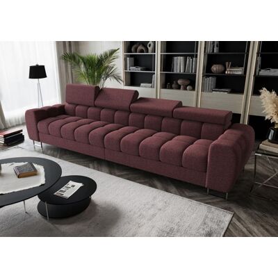 Fun Moebel Big Sofa Sofa 4-Sitzer BASTIEN Megasofa in Stoff Aragaon Bordeaux Fun Moebel Big Sofa Sofa 4-Sitzer BASTIEN Megasofa in Stoff Aragaon Bordeaux
