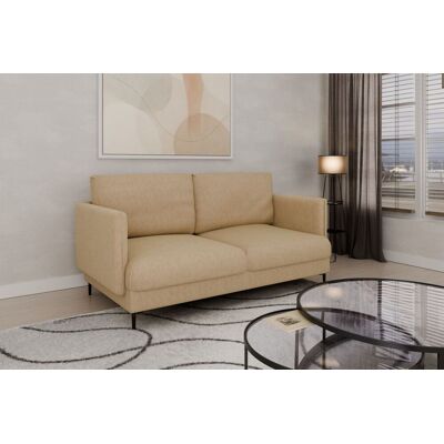 Fun Moebel Sofa Designersofa HELMER 2-Sitzer Stoff Vibe Beige Fun Moebel Sofa Designersofa HELMER 2-Sitzer Stoff Vibe Beige
