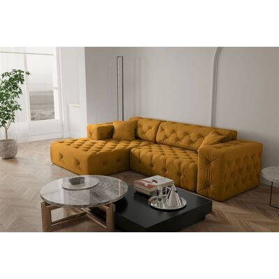 Fun Moebel - CHANTAL - Opera Velvet - Gelbgold - Sofa Fun Moebel - CHANTAL - Opera Velvet - Gelbgold - Sofa