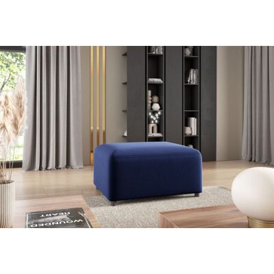 Fun Möbel Polsterhocker Designerhocker Hocker MEGAN in Stoff Salvador Dunkelblau Fun Möbel Polsterhocker Designerhocker Hocker MEGAN in Stoff Salvador Dunkelblau