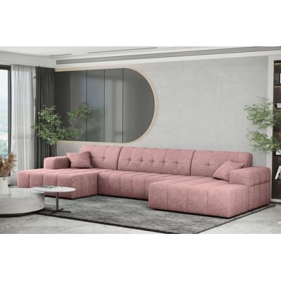Fun Möbel Wohnlandschaft Sofa U-Form NANCY in Stoff Perfekt Harmony Altrosa Fun Möbel Wohnlandschaft Sofa U-Form NANCY in Stoff Perfekt Harmony Altrosa
