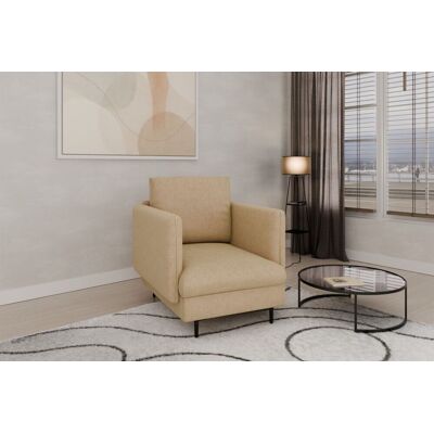 Fun Moebel Sessel Designersessel HELMER Stoff Vibe Beige Fun Moebel Sessel Designersessel HELMER Stoff Vibe Beige