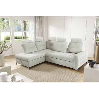 Fun Moebel Ecksofa Schlafsofa Sofa WENDIE Stoff Hold Me Hellbeige Ottomane Links Fun Moebel Ecksofa Schlafsofa Sofa WENDIE Stoff Hold Me Hellbeige Ottomane Links