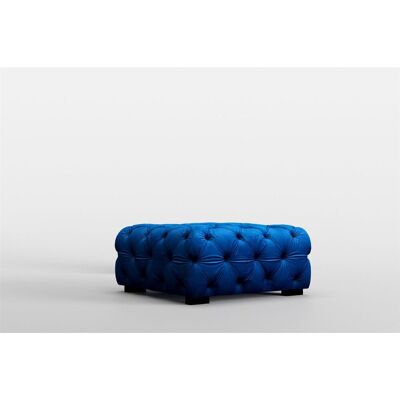 Fun Moebel - NATALIE - Blau - Riviera-Stoff - 80x80 cm - ottoman Fun Moebel - NATALIE - Blau - Riviera-Stoff - 80x80 cm - ottoman