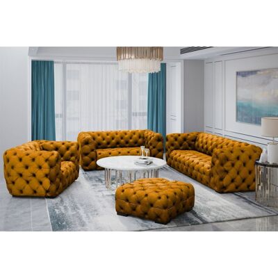 Fun Moebel - NATALIE - Goldgelb - Riviera - Sofa set Fun Moebel - NATALIE - Goldgelb - Riviera - Sofa set