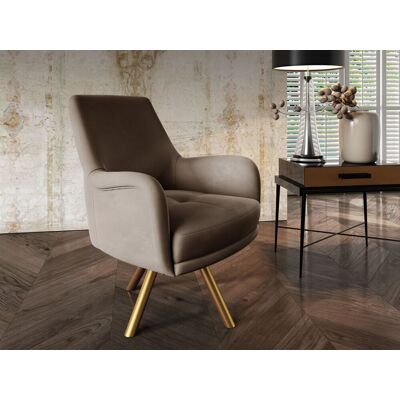 Fun Möbel Sessel Drehsessel VALERIE in Stoff Stoff Elisa Velvet Cappuccino Fun Möbel Sessel Drehsessel VALERIE in Stoff Stoff Elisa Velvet Cappuccino