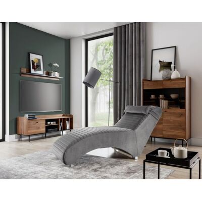 Fun Möbel Relaxliege Liege Sessel ABRAMO in Stoff Kronos Grau Fun Möbel Relaxliege Liege Sessel ABRAMO in Stoff Kronos Grau