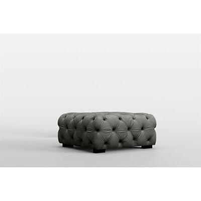 Fun Moebel Polsterhocker Designerhocker Sitzhocker NATALIE in Stoff Riviera Graphit Fun Moebel Polsterhocker Designerhocker Sitzhocker NATALIE in Stoff Riviera Graphit