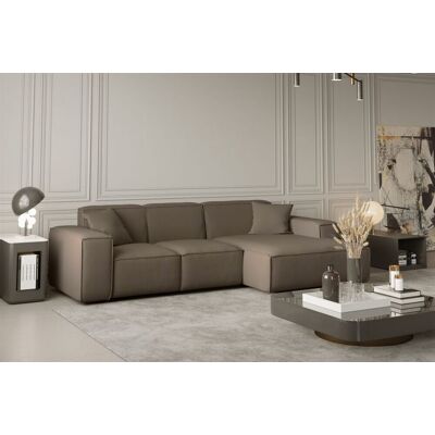 Fun Moebel - CELES - Taupe - Opera Velvet - Sofa Fun Moebel - CELES - Taupe - Opera Velvet - Sofa