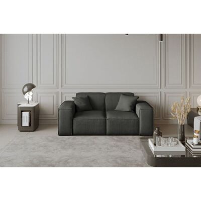 Fun Moebel - CELES - 2-Sitzer - Anthrazit - Sofa Fun Moebel - CELES - 2-Sitzer - Anthrazit - Sofa