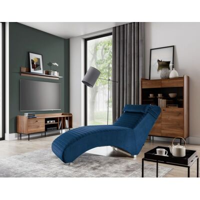 Fun Möbel Relaxliege Liege Sessel ABRAMO in Stoff Kronos Blau Fun Möbel Relaxliege Liege Sessel ABRAMO in Stoff Kronos Blau