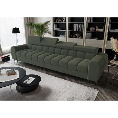Fun Moebel Big Sofa Sofa 4-Sitzer BASTIEN Megasofa in Stoff Gemma Grün Fun Moebel Big Sofa Sofa 4-Sitzer BASTIEN Megasofa in Stoff Gemma Grün