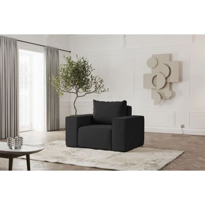Fun Möbel Sessel Designersessel ESTELLE in Stoff Opera Velvet Schwarz Fun Möbel Sessel Designersessel ESTELLE in Stoff Opera Velvet Schwarz