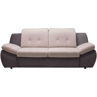 Fun Moebel Sofa 3-Sitzer PEDRO Polyesterstoff Grau / Beige 205x84x113 cm Fun Moebel Sofa 3-Sitzer PEDRO Polyesterstoff Grau / Beige 205x84x113 cm